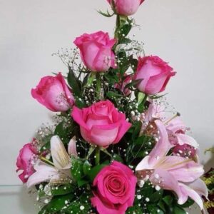 Rosas y lirios 1